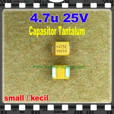 Cap tantalum 4.7u 25V small  large2